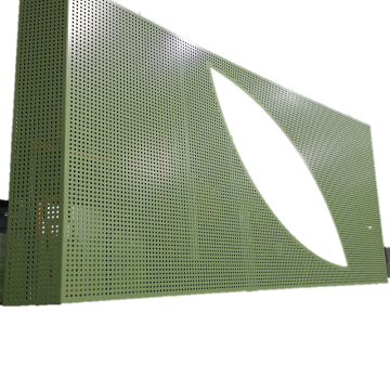 Prefabricated perforated metal architectural screens & Metal wall panel